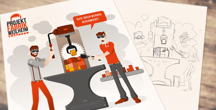 Tommi Süssmilch Illustration + Grafik b+b blahnuer+blank Sterbüro Comic